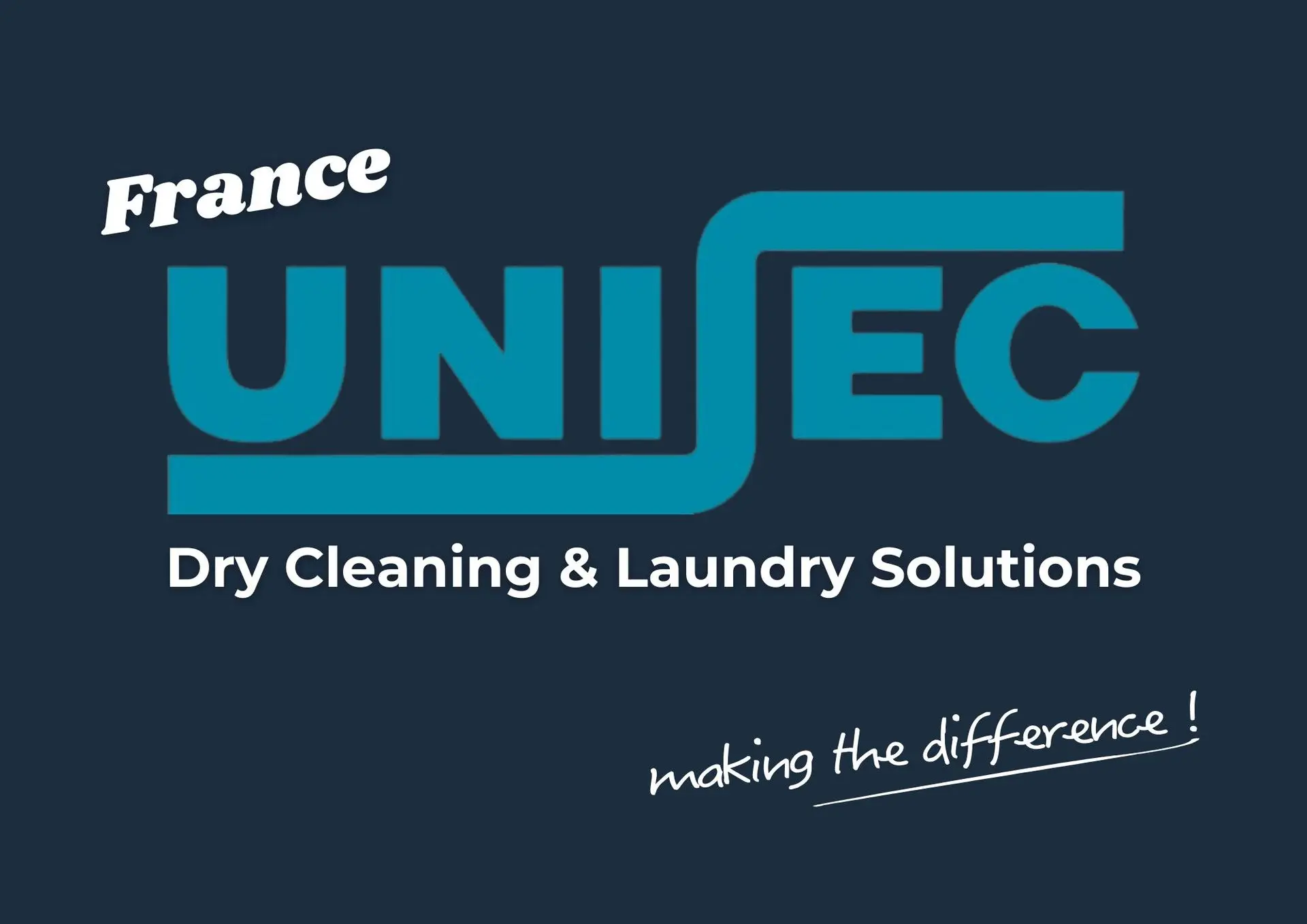 UNISEC France Nettoyage Sec Laverie Commerciale Laveuse Machine Premium