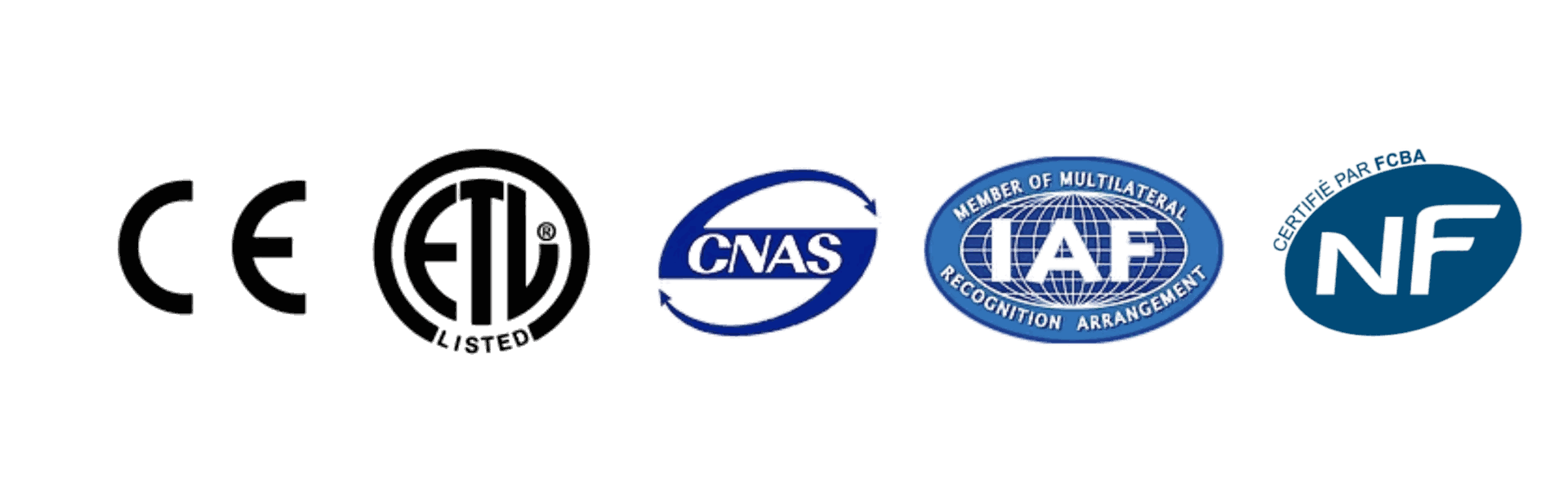 CE ETL CNAS AIF NF Certificat